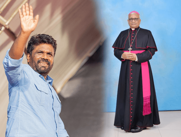 ஜனதிபதி அநுர குமார திசாநாயக்க – மன்னார் மறைமாவட்ட ஆயர் ஞானப்பிரகாசம் ஆண்டகை சந்திப்பு.