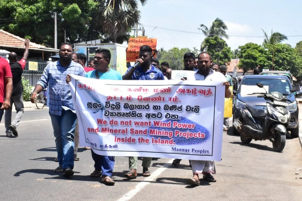 மன்னாரில் 19வது நாளாக தொடரும் போராட்டம்.