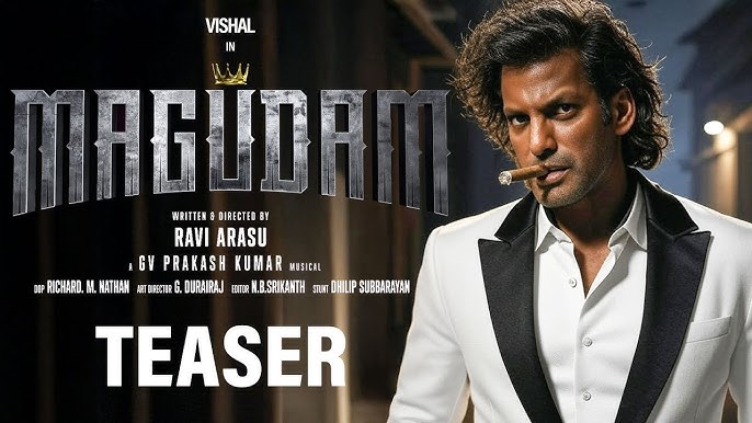 வெளியானது புரட்சி தளபதி 35 “மகுடம்” திரைப்படத்தின் டைட்டில் டீஸர்
