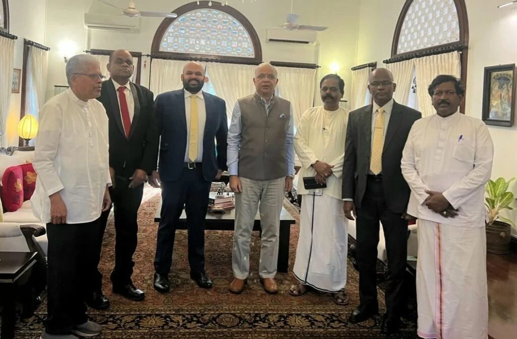 இலங்கைக்கான இந்திய உயர்ஸ்தானிகர் – இலங்கை தமிழரசுக் கட்சியின் உறுப்பினர்கள் சந்திப்பு.
