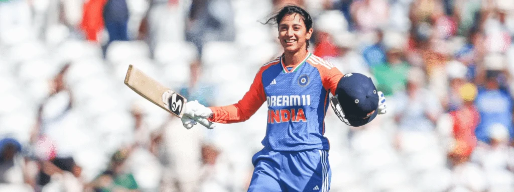 ICC ஒருநாள் தரவரிசையில் மந்தனா மீண்டும் முதலிடம்.