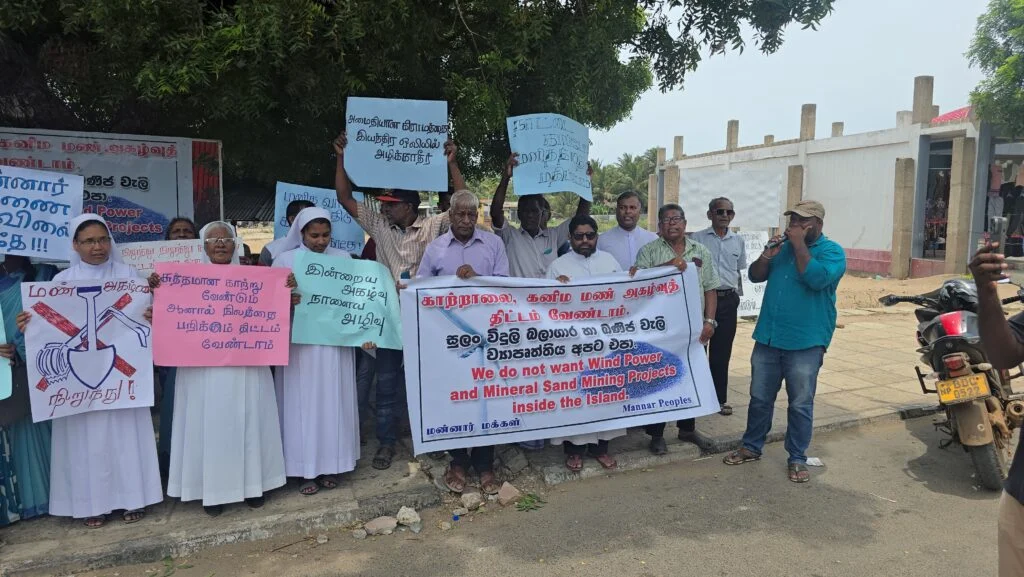 மன்னாரில் 30 வது நாளாக தொடரும் போராட்டம்.