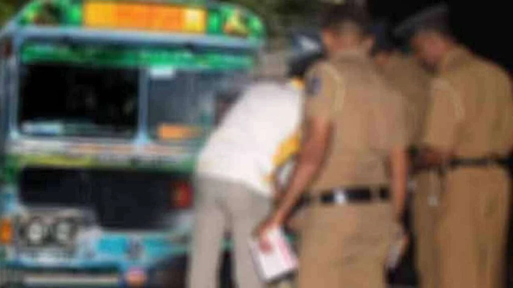 போதைப்பொருளுடன் பயணித்த பேருந்து சிக்கியது