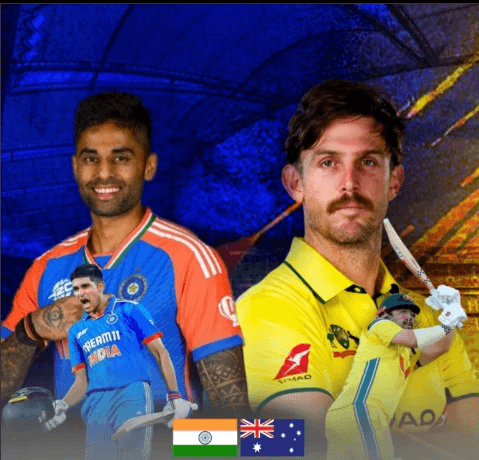 இந்திய – அவுஸ்திரேலிய T20 ஆட்டம் இன்று ஆரம்பம்.