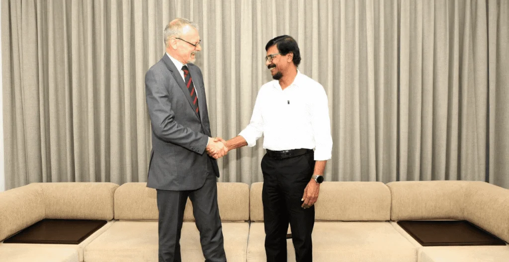 பிரான்ஸ் தூதுவர் – டில்வின் சில்வா சந்திப்பு.