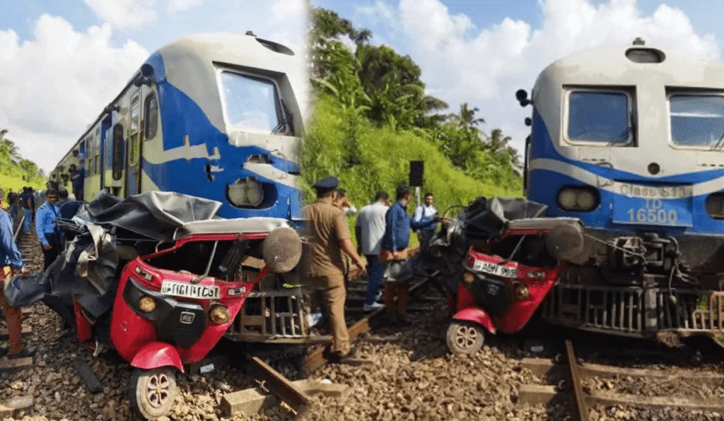 கொழும்பு கோட்டை நோக்கி பயணித்த ரயில் விபத்து