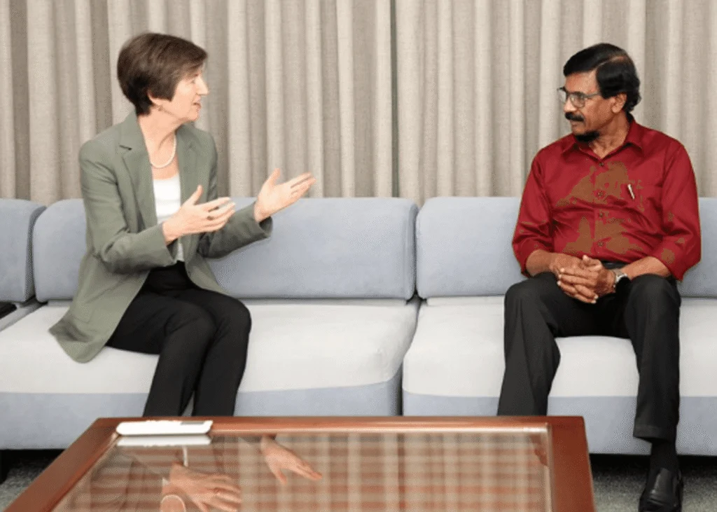 சுவிற்சர்லாந்து தூதுவர் ரில்வின் சில்வாவுடன் கலந்துரையாடல்