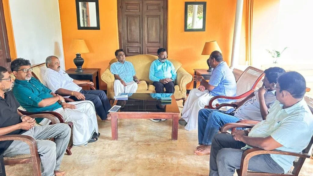 திருமாவளவனை சந்தித்த  த.தே.ம.முன்னணி