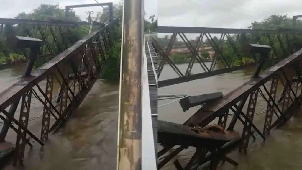 பெந்தோட்டை பழைய பாலம் இடிந்து வீழ்ந்தது!