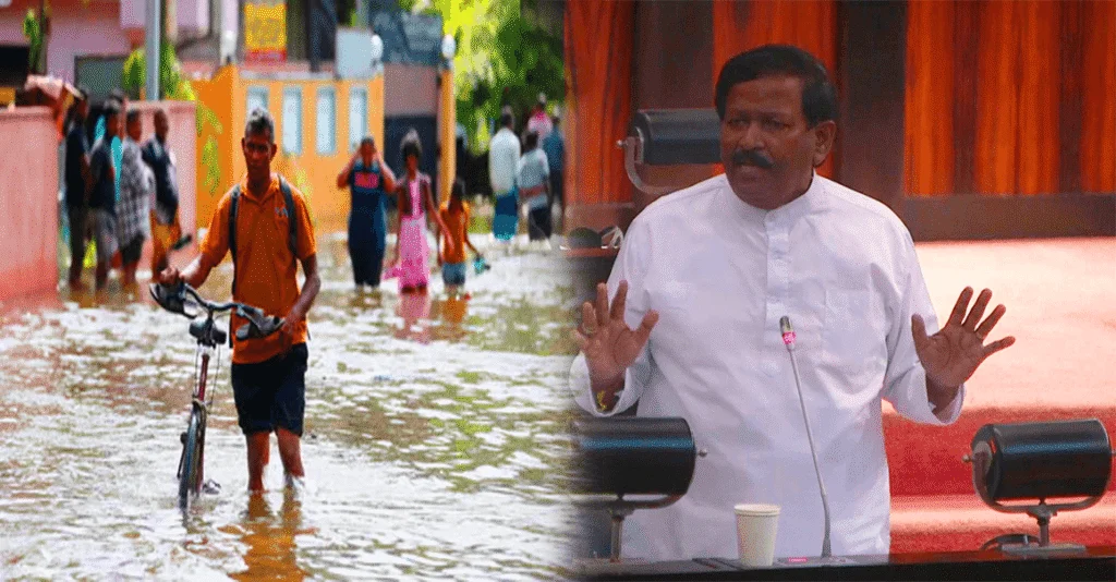 தித்வா புயலினால் வன்னியில் ஏற்பட்ட பாதிப்புக்களை பட்டியலிட்ட ரவிகரன் எம்.பி!