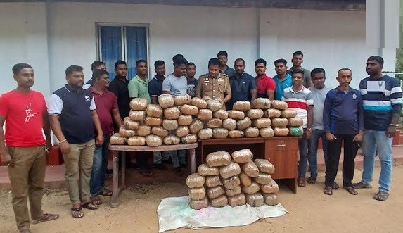 கிளிநொச்சியில் 131 கிலோ கஞ்சா மீட்பு..!