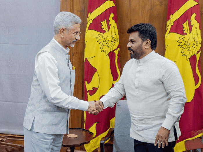 இந்திய வெளியுறவு அமைச்சர் ஜனாதிபதியை சந்தித்தார்.