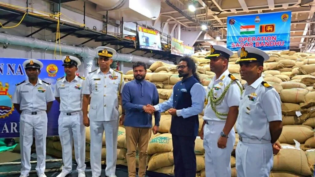 இந்திய கடற்படை போர்க்கப்பல் அஸ்ரப் துறைமுகத்திற்கு வந்தடைவு