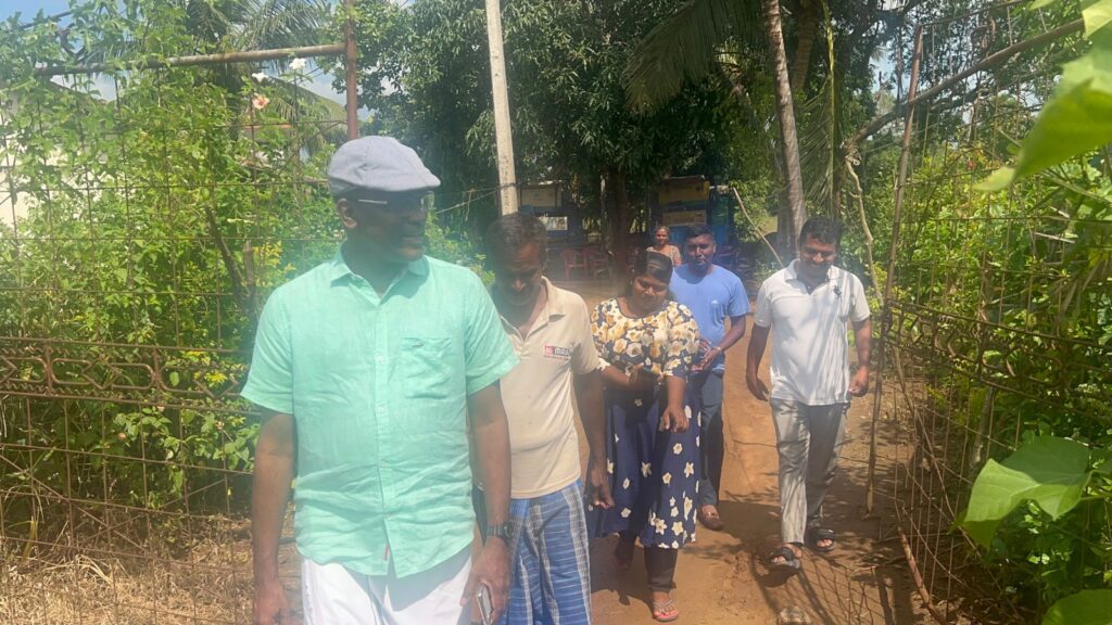 நித்தியநகர் கிராமத்தின் நிலைகுறித்து சத்தியலிங்கம் எம்.பி ஆய்வு