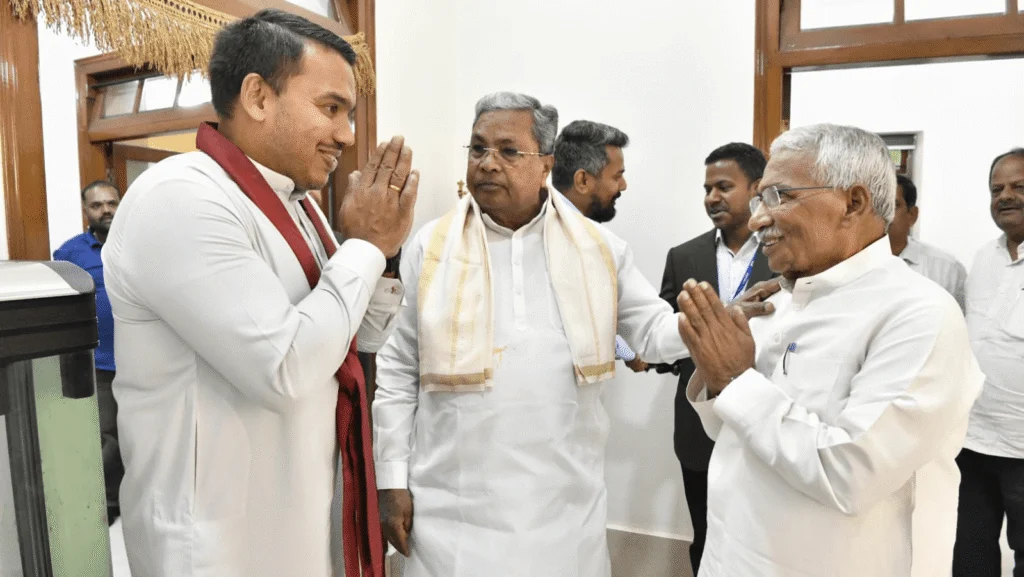 கர்நாடக முதல்வர் சித்தராமையாவுடன் நாமல் சந்திப்பு