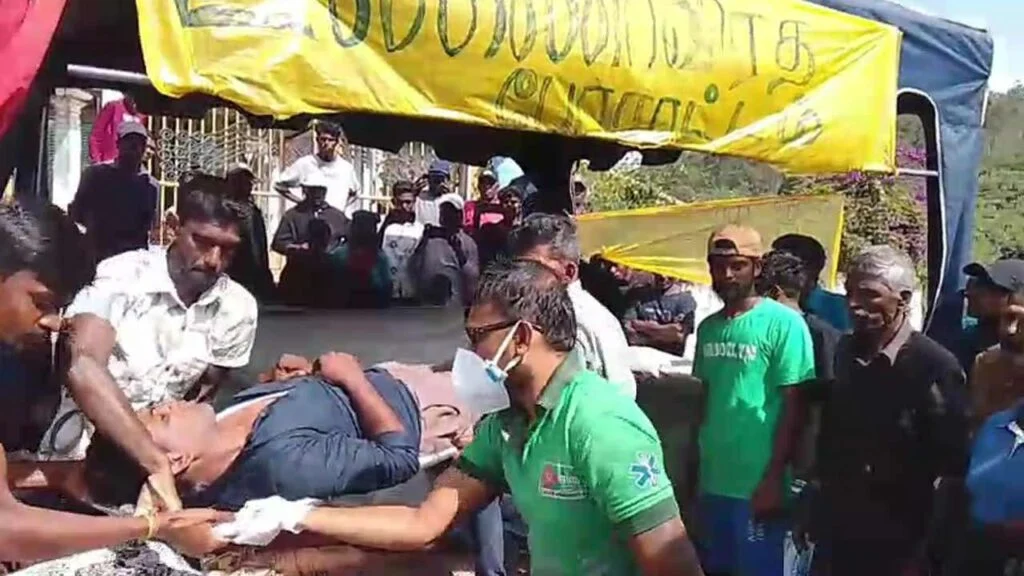 உண்ணாவிரதமிருந்த மூவர் வைத்தியசாலையில்