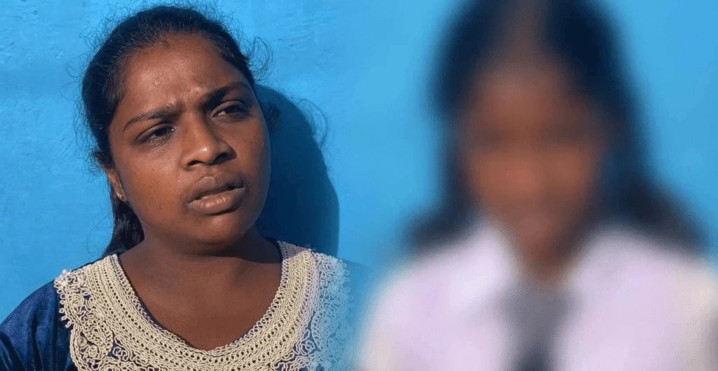 பாடசாலை மாணவியை மிக மோசமாக  தாக்கிய ஆசிரியர்! நானுஓயாவில் பரபரப்பு