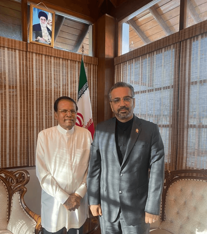 ஈரான் தூதர் மற்றும் முன்னாள் ஜனாதிபதி இடையில் கலந்துரையாடல்