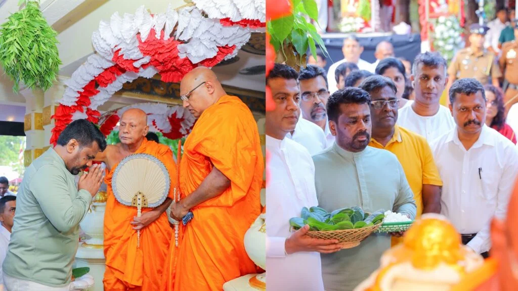 சிரசுக்கு எண்ணெய் வைக்கும் அரச மகோற்சவத்தில் ஜனாதிபதி பங்கேற்பு