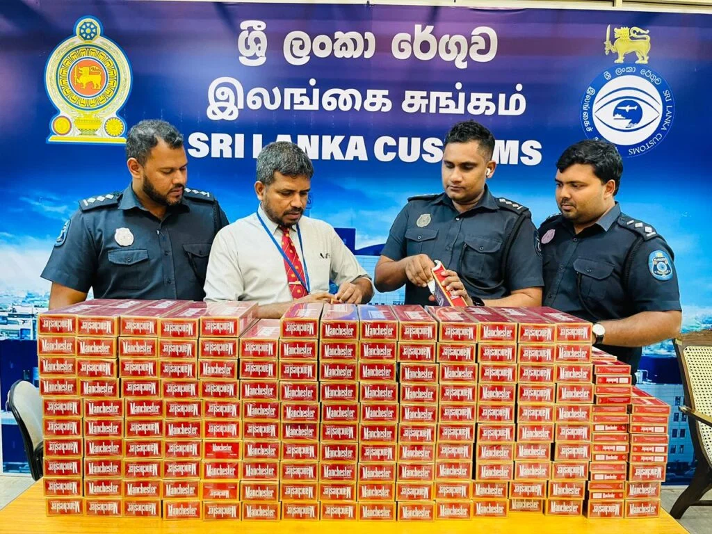 46 இலட்சம் பெறுமதியான சிகரெட் சிக்கியது