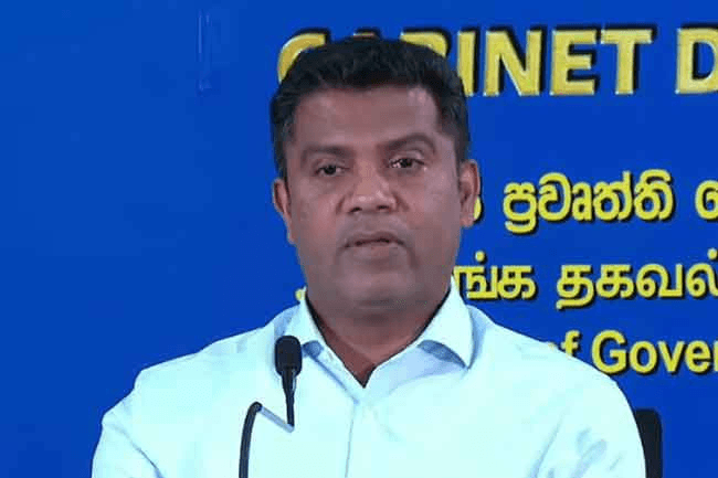 அமைச்சரவை தீர்மானங்கள் அறிவிப்பு