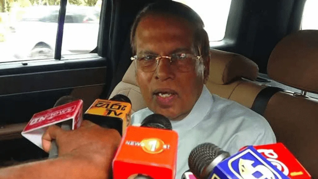 இலஞ்ச ஊழல் விசாரணை ஆணைக்குழுவிலிருந்து வெளியேறிய மைத்திரி