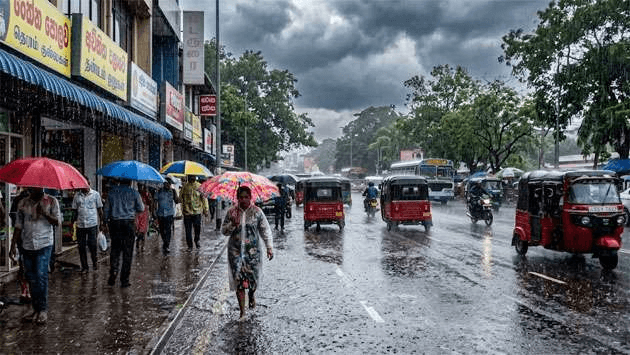 நாட்டின் பல பகுதிகளில் இன்றும் பலத்த மழை!