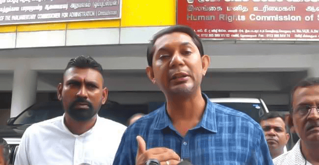 சுகீஸ்வர பண்டார மனித உரிமைகள் ஆணைக்குழுவில் முறைப்பாடு!